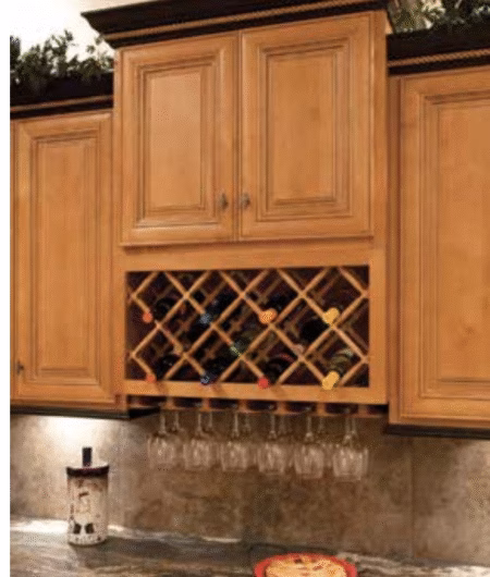 Glazed Mocha Nuvelle Cabinets